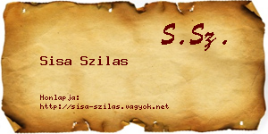 Sisa Szilas névjegykártya